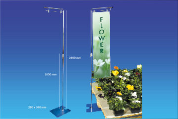 Plakat-og bannerstativ