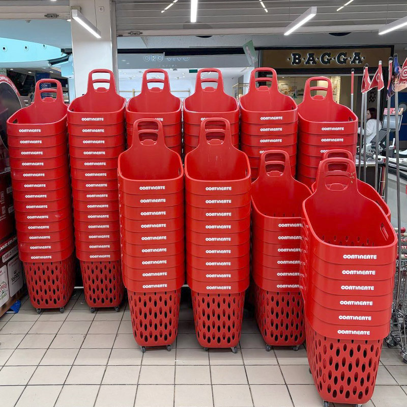 Handlevogn for store varehus og små butikker med smale handlegater –GenEvolution