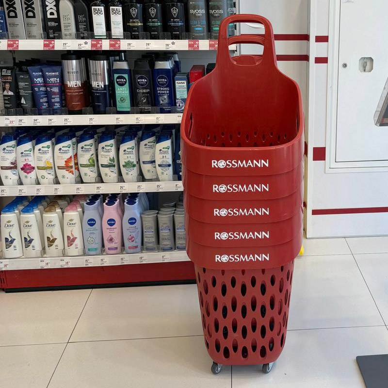 Handlevogn for store varehus og små butikker med smale handlegater –GenEvolution