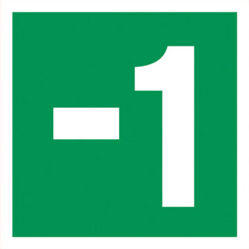 Rømningskilt Etasje -1