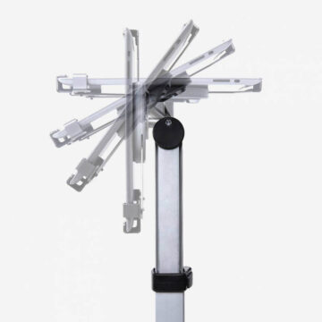 Teleskopisk nettbrett-stativ for 10" eller 13" nettbrett.